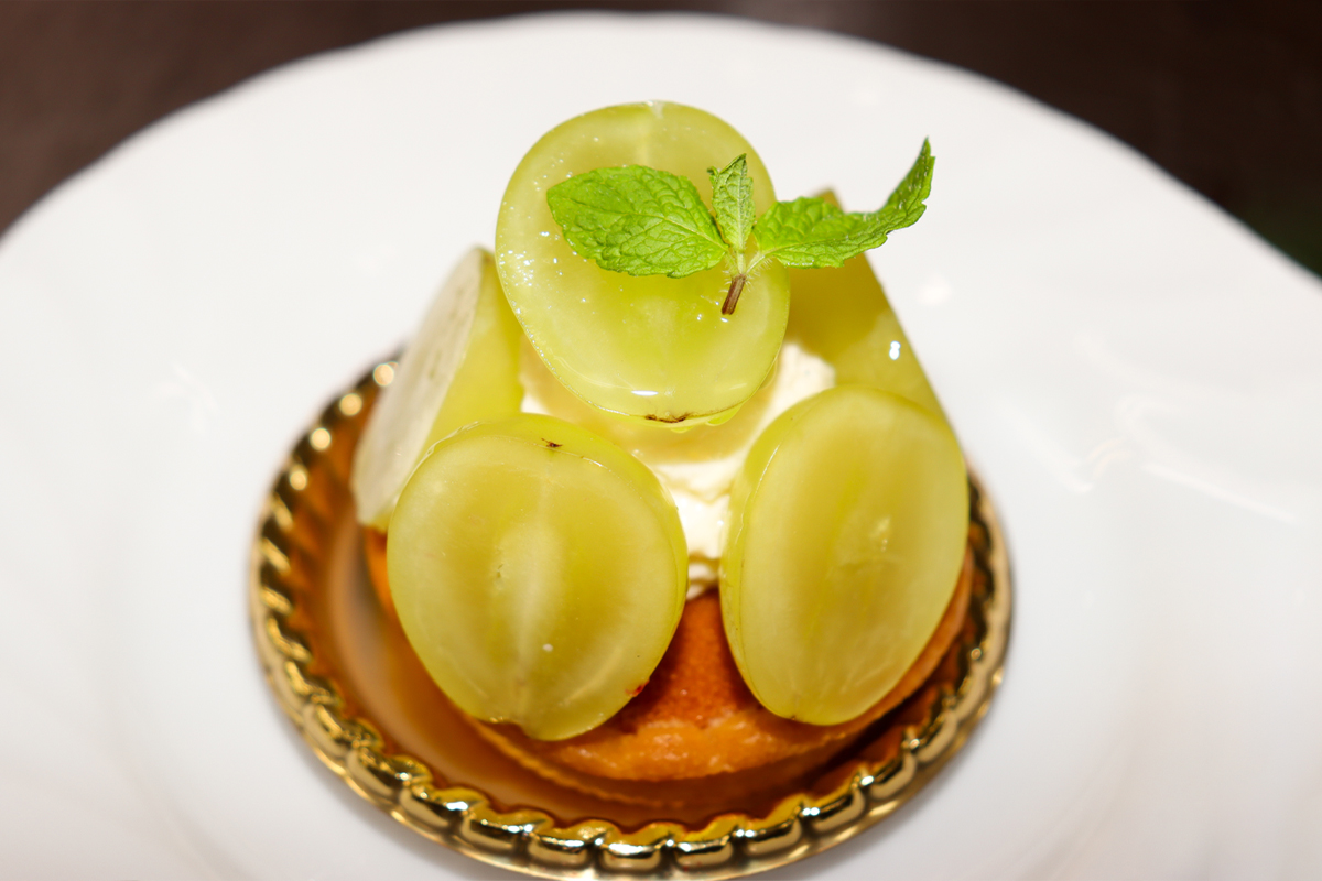 マスカット低糖質タルト